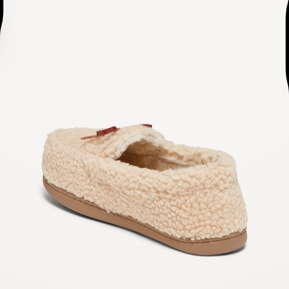 NWT OLD NAVY Sherpa Moccasins Color Cream - Picture 4 of 4